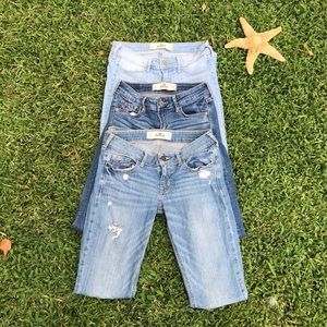 3 Hollister Jeans!